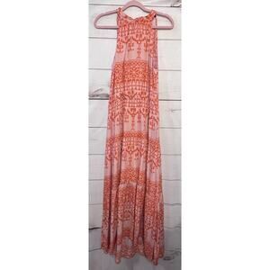 Pretty Little Garden Size LG Dress Orange Boehmian